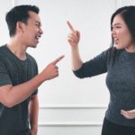 couple arguing about filing for divorce